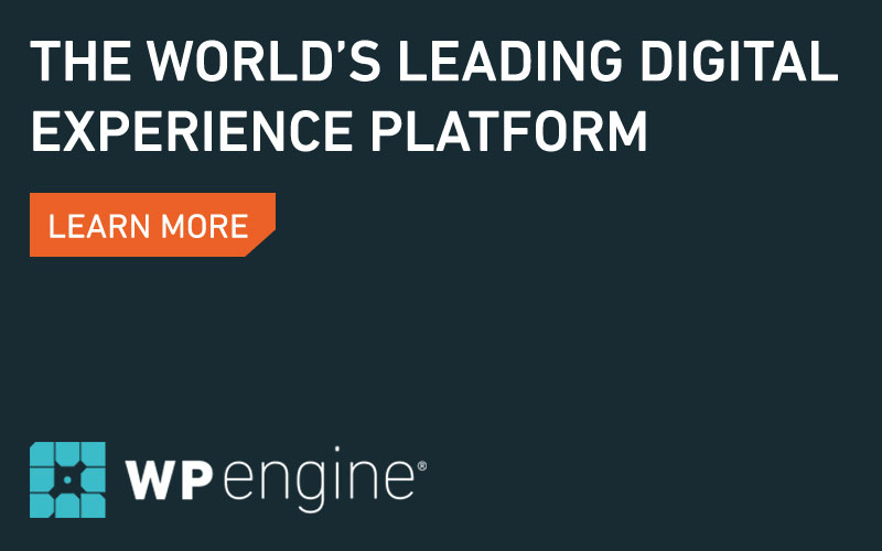 WP Engine - he world’s leading WordPress digital experience platform