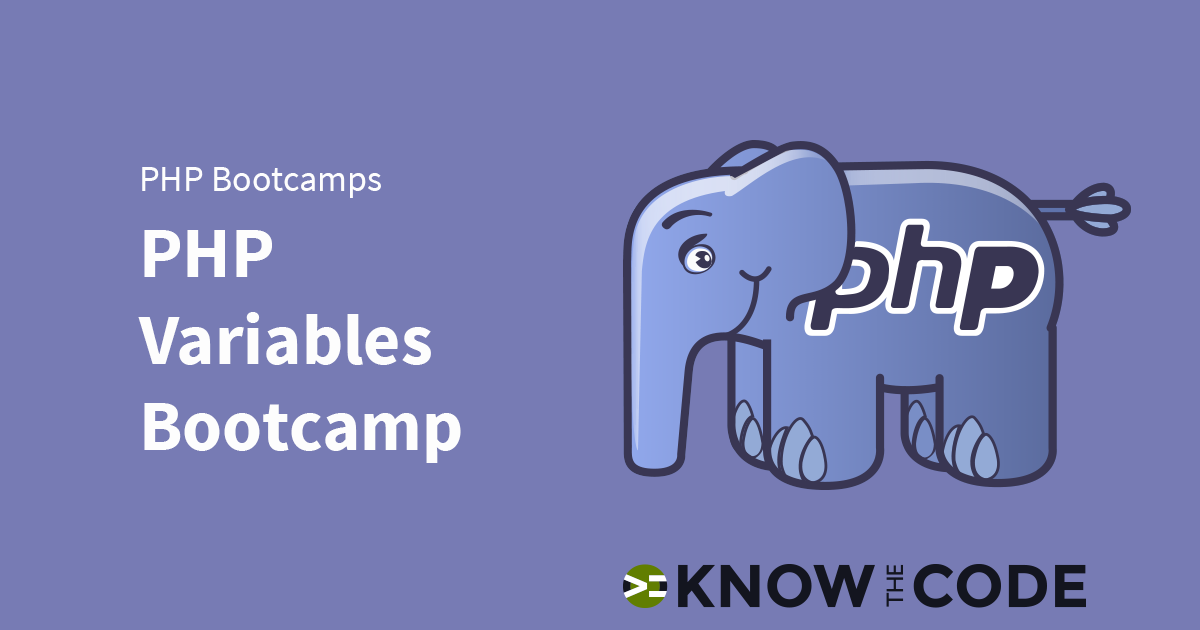 PHP Variables Bootcamp