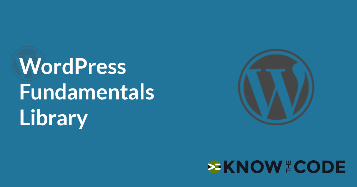 WordPress Fundamentals Library