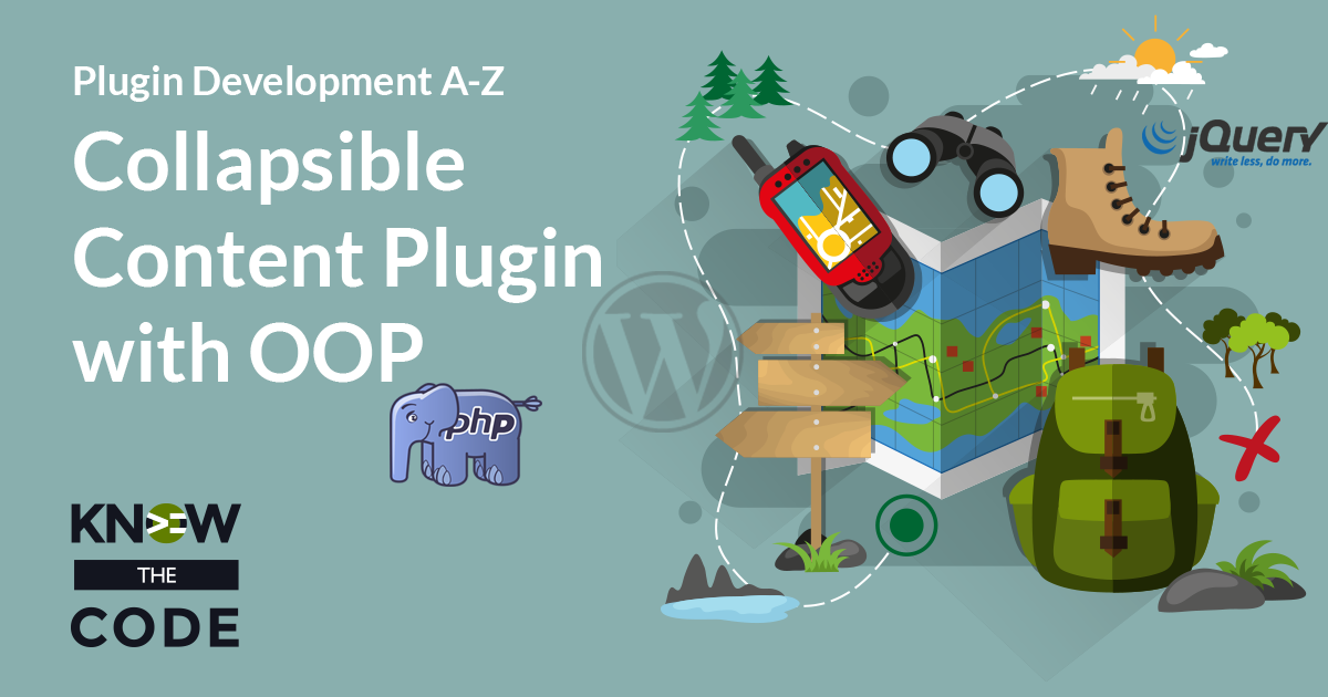 Collapsible Content Plugin with OOP