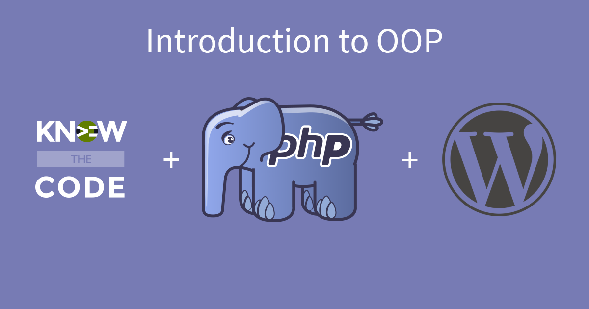 Introduction to OOP for WordPress