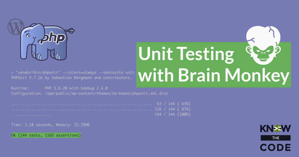 Unit Testing with Brain Monkey